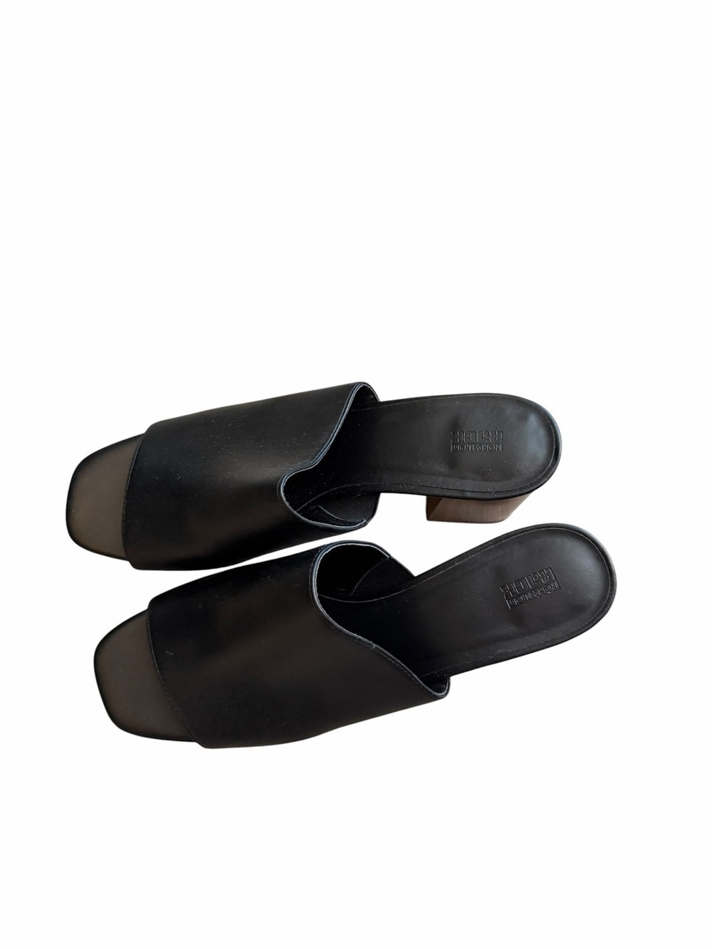 Black Slide Sandals - Women NWOT, no box Nordstrom Rack - Picture 2 of 4